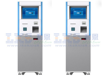 Quality Multi Functional Self Ordering Kiosk Payment Touch Screen With Camera / Ticket Vending for sale