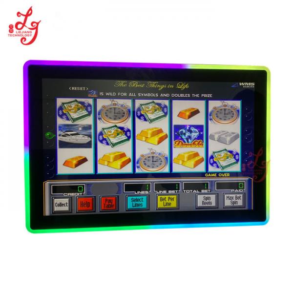 Quality 27 Inch Capacitive Touch Screen 3M RS232 Game Monitor Touch Screen Game Monitor for sale