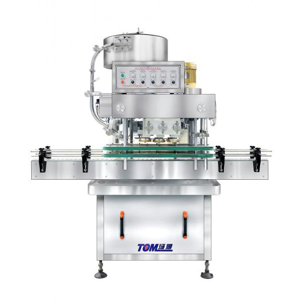 Quality High Speed Automatic Capping Machine 6 Wheels Linear Capping Machine for sale