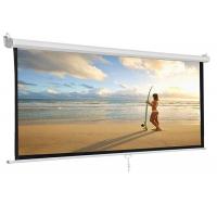 Quality Matte White 100 Inch Projection Screen 4:3 Manual Projector Screen Pull Down for sale