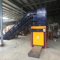 China Scrap Pet Bottle Recycling Baler,Waste Paper Horizontal Baler,semi-auto baling machine factory