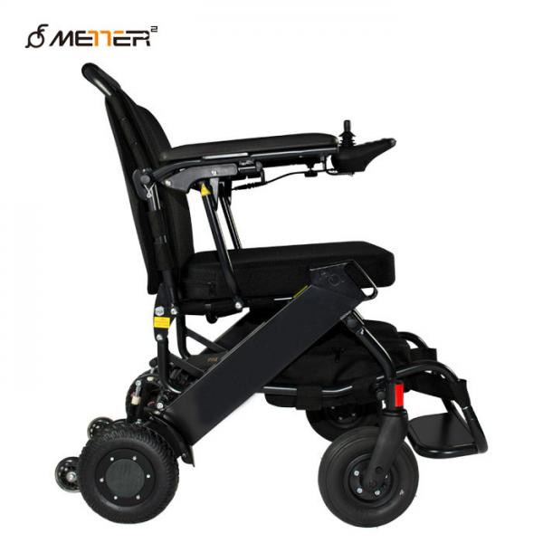 Quality Lithium Ion 300W Lightweight Foldable Electric Wheelchair for sale