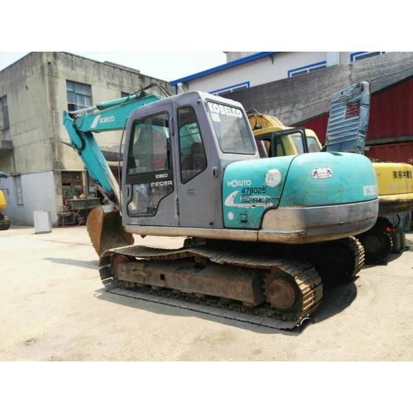 Quality Second Hand Construction Machinery , Kobelco Sk100 Excavator 600mm Shoe Size for sale