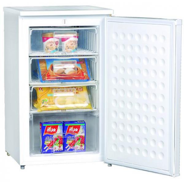Quality 82L Compact Upright Freezer / Under Counter Upright Freezer 4 Drawers for sale