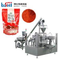 China PLC Automatic Chilli Powder Packing Machine , Premade Stand Up Pouch Packaging Machine factory
