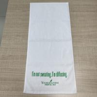 China 100% Cotton Luxury Hotel Towels Custom logo bath towel white towels with logo factory