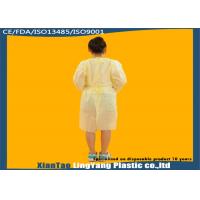 China Custom Size Disposable Medical Gowns , Disposable Dressing Gowns S-3xl factory