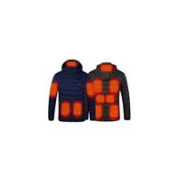 china 2022 Winter Puffer Coats Custom Waterproof USB Electrical Heated Jacket Men′s