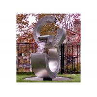 Quality Brushed Finish Stainless Steel Water Feature , Outdoor Water Fountains for sale
