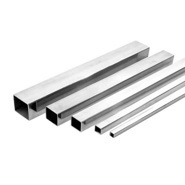 Quality A554 ASTM 304 Stainless Steel Square Tube BA 2B Stainless Steel Rectangular Tube for sale