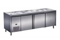 China Silver Undercounter Refrigerator 0°C - 10°C Top with Trays / Cover factory