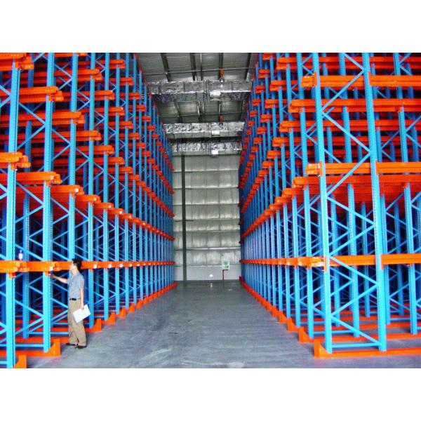Quality Double Entry Drive In Pallet Rack For High Density Pallet Storage for sale