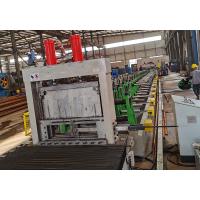 China Thickness 0.8-2.5mm Galvanized Coils Cable Tray Roll Forming Machine With Hydraulic Cutting Device for sale