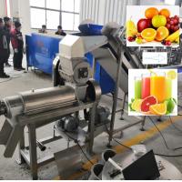 China 1 - 5T/H Apple / Pear / Pineapple / Orange Fruit Juicer Screw Press Machine Type factory