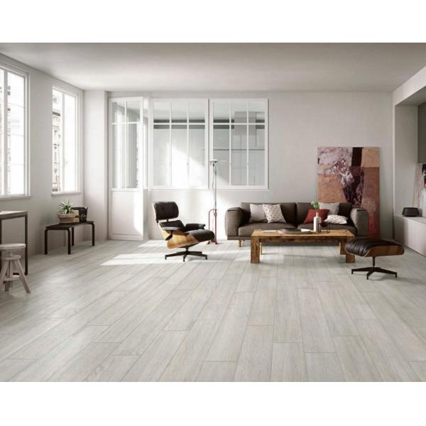 Quality 6x36'' Wenge Wooden Porcelain Tiles Gray Brown 200x1200mm for sale