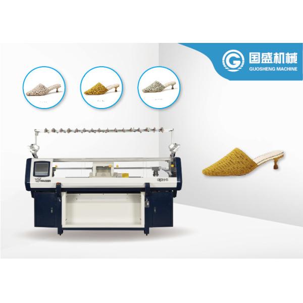 Quality Probe Alarming Rib Fabric 14g Flat Bed Knitting Machine for sale