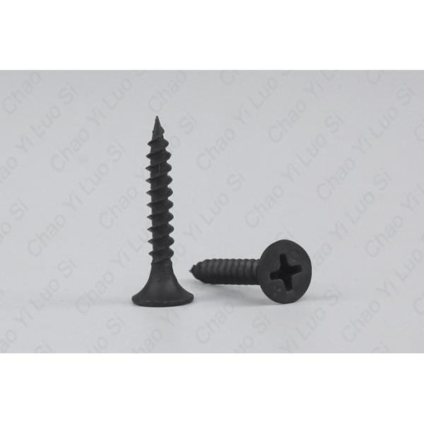 Quality 1 Inch 2 1/2 Inch Black Phosphate double lead Drywall Screws For Plasterboard for sale
