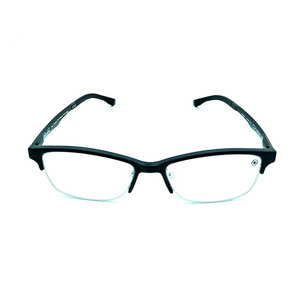 Quality Non Thermal Far Infrared Anti Reflection Eye Glasses Mens Half Rim Eyeglasses 54mm for sale