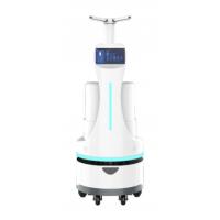 China IPS Screen 1024x600 Smart Service Robot Hydrogen Peroxide Spray Disinfection Robot for sale
