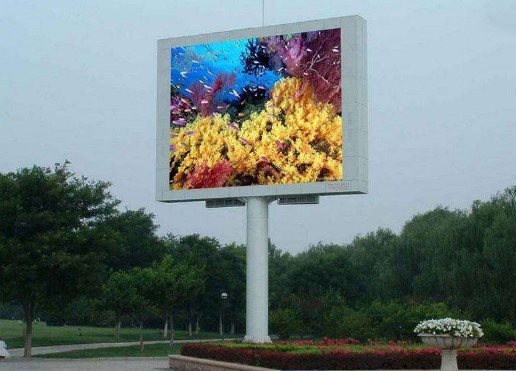 Quality P6 Commercial Outdoor Advertising Screen Sign Panel 16.7M 5500cd/ M2 for sale