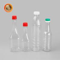 China Customized Transparent PET Cooking Oil Plastic Bottle 500ml factory
