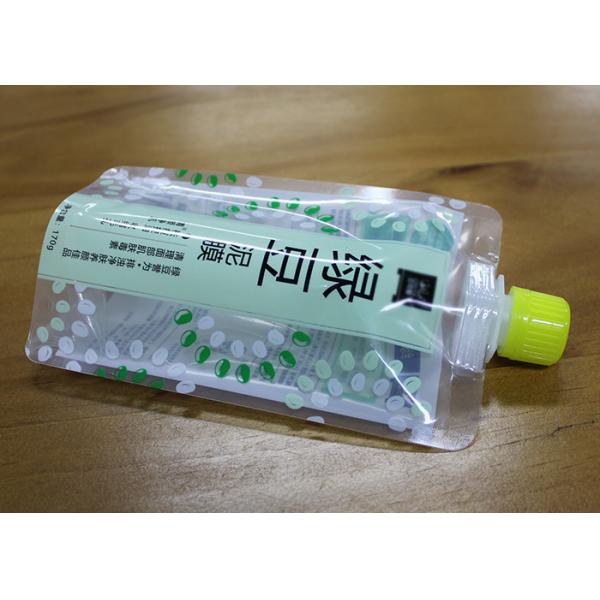 Quality Custom Printing Leak Proof Transparent Spout Pouch Packaging 50ml - 5000ml for sale
