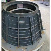 China 150mm Centrifuge Basket With 3*5mm Support Rod Galvanized Or Painting Surface Treatment factory