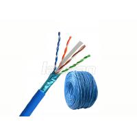 Quality 4 Pairs CCA Network Lan Cable , Indoor Cat 6 FTP Cable 305m Pull/Box for sale