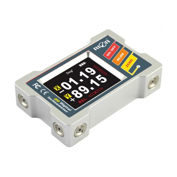 Quality 360 Deg Antiwear 2 Axis Digital Inclinometer Magnetic Fractions Readout for sale