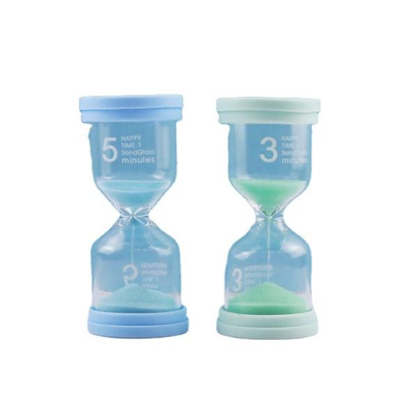 Quality Bathroom Ten Minute Hourglass Sand Timer Blue orange red White Sand Timer for sale
