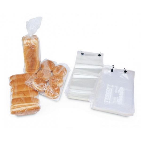 Quality Transparent LDPE OPP Poly Plastic Bag Food Packing Bread Wicket for sale