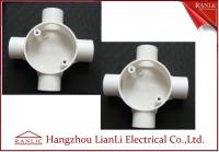 China Three Way Round PVC Electrical Conduit Junction Box BS4568 Custom Made factory