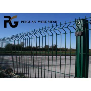 Quality Commercial Playgrounds Green V Mesh Wire Fencing Vinyl Coated for sale