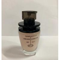 Quality Professional 30ml Glass Foundation Bottles Makeup Packaging Various Logo And for sale