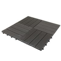 China Diy Floor Wpc Outdoor Patio Tiles Decking Wood Plastic Composite Deck Tile factory