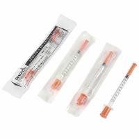 Quality Medical Electrolysis Disposable Needles 0.3ml 0.5ml 1ml Insulin Syringe for sale