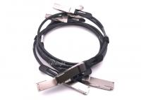 China Qsfp+ Direct Attach Passive Copper Cable Assembly 3m Length 40 Gigabit Ethernet factory
