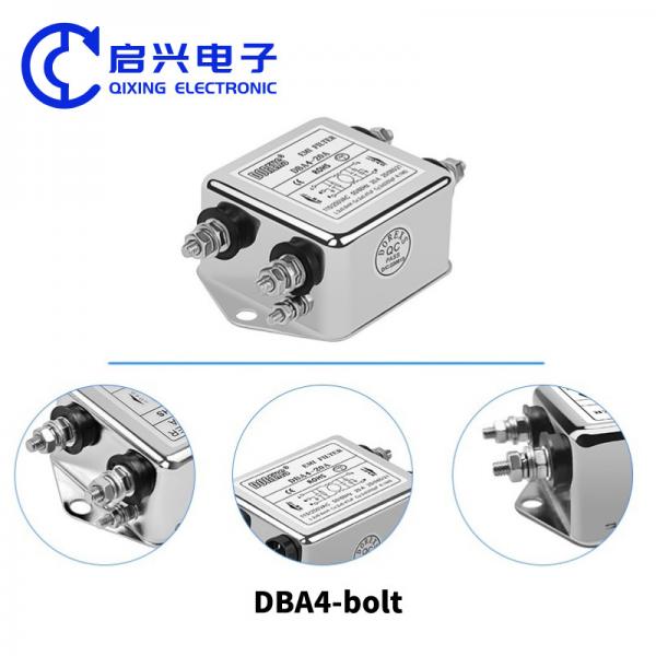 Quality Screw Metal Case EMI Filter Single Phase Filter Low Pass 115/250vac DBA4 for sale