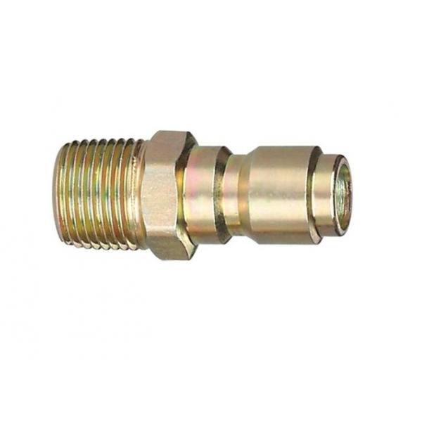 Quality Steel Straight Through Hydraulic Quick Connect Plug Male Thread ST Series for sale