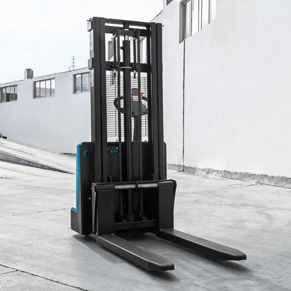 Quality Pedestrian Electric Pallet Stacker Truck 1500kg standing Platform for sale