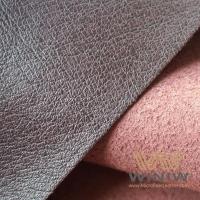 China Smooth Surface Breathable Shoe Lining Leather Artificial Microfiber Material factory