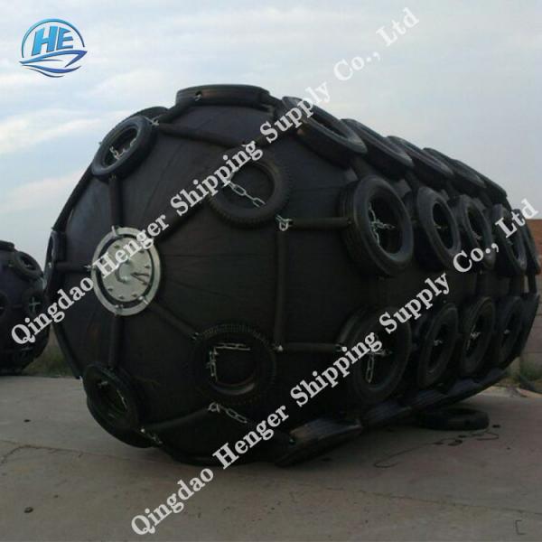 Quality Black Boat Rubber Fender Boat Accessories Foam Filled With CCS Certificate for sale
