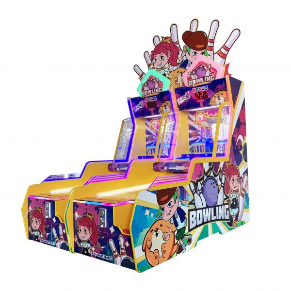 Quality 2 players mini bowling ticket game machine for kid game center, Bowling Big Dunk for sale