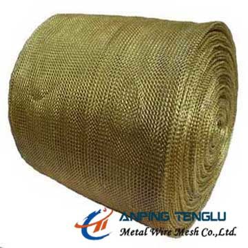 105-300 Model Stainless Steel Knittted Wire Mesh With Good Penetrability