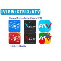 China Best Europe IPTV IVIEW XTRIX ATV with UK IT USA Greece french arabic etc channels for android tv box factory