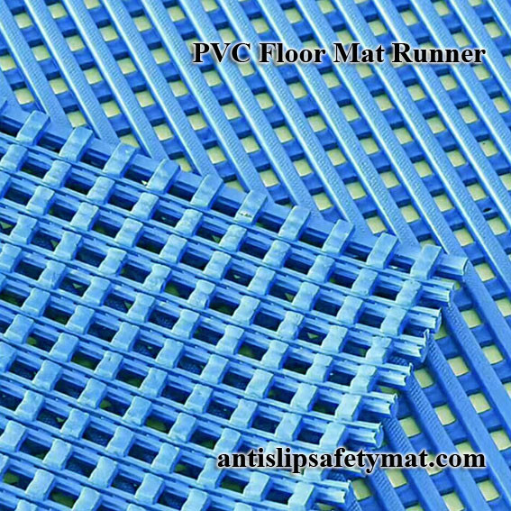 Quality 1.22M PVC Floor Mat Runners Drain Off Water for sale