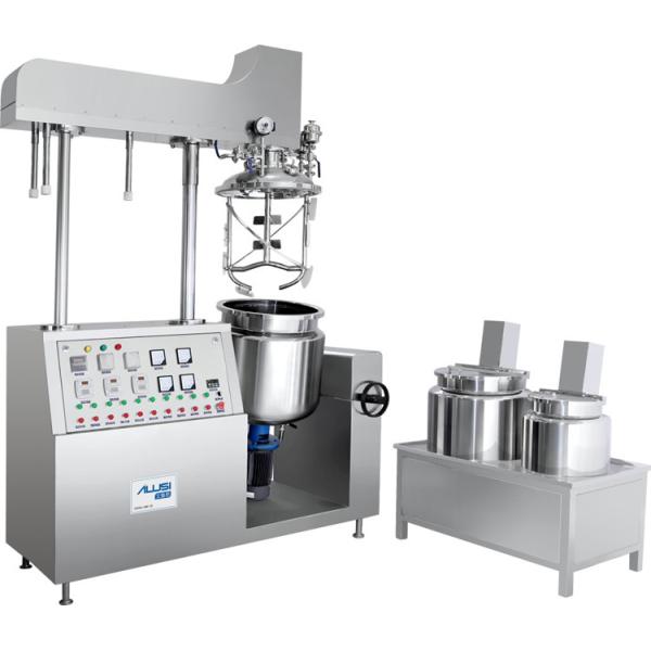 Quality vacuum emulsifier body lotion emulsifying high viscosity cream mixer making for sale