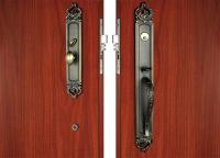 China Luxury Brass Door Handles American Standard Cylinder Zinc Alloy factory
