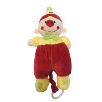 China Musical Doll 38CM 14.96IN Infant Plush Toys With Red Clown Play Function EMC factory