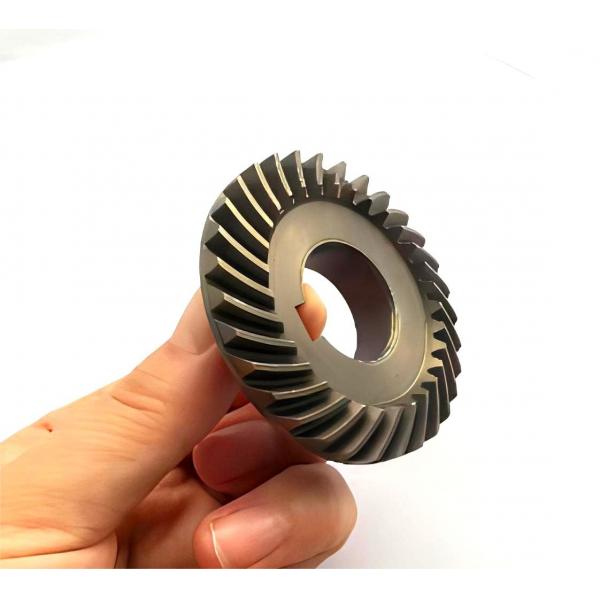 Quality 20CrMnTi Steel Spiral Bevel Gear , 2.5 Module High Strength Gear With Black for sale